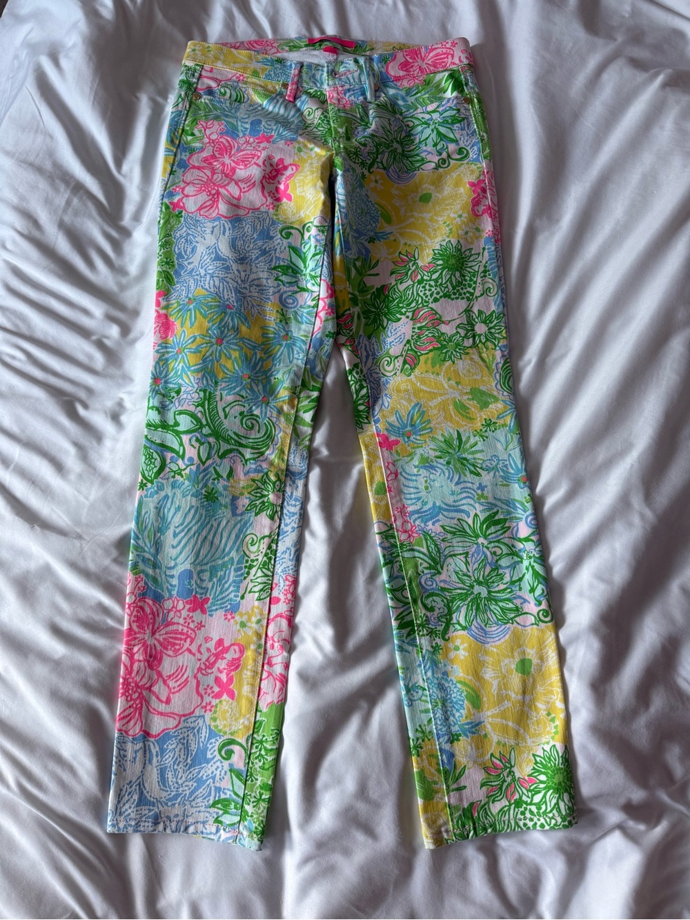 Lilly Pulitzer Pastel Floral Print Pants